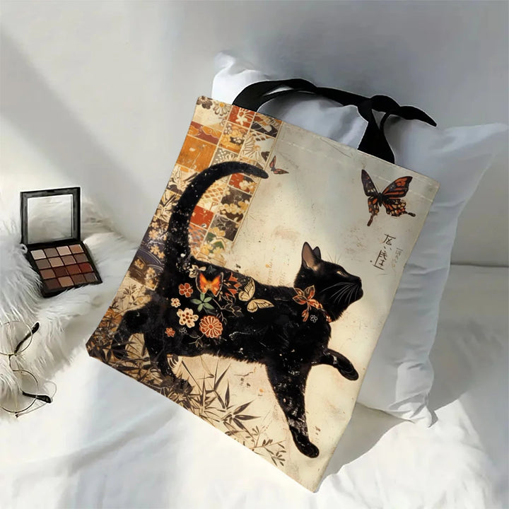 Kimono Feline Tote