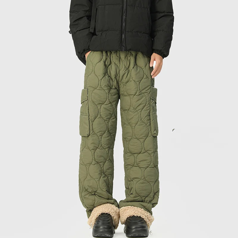 Wave Form Quilted Trousers