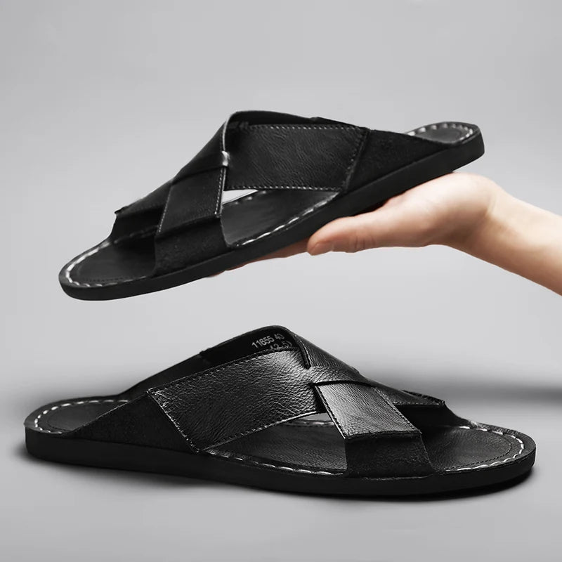 Leonardo Leather Sandals