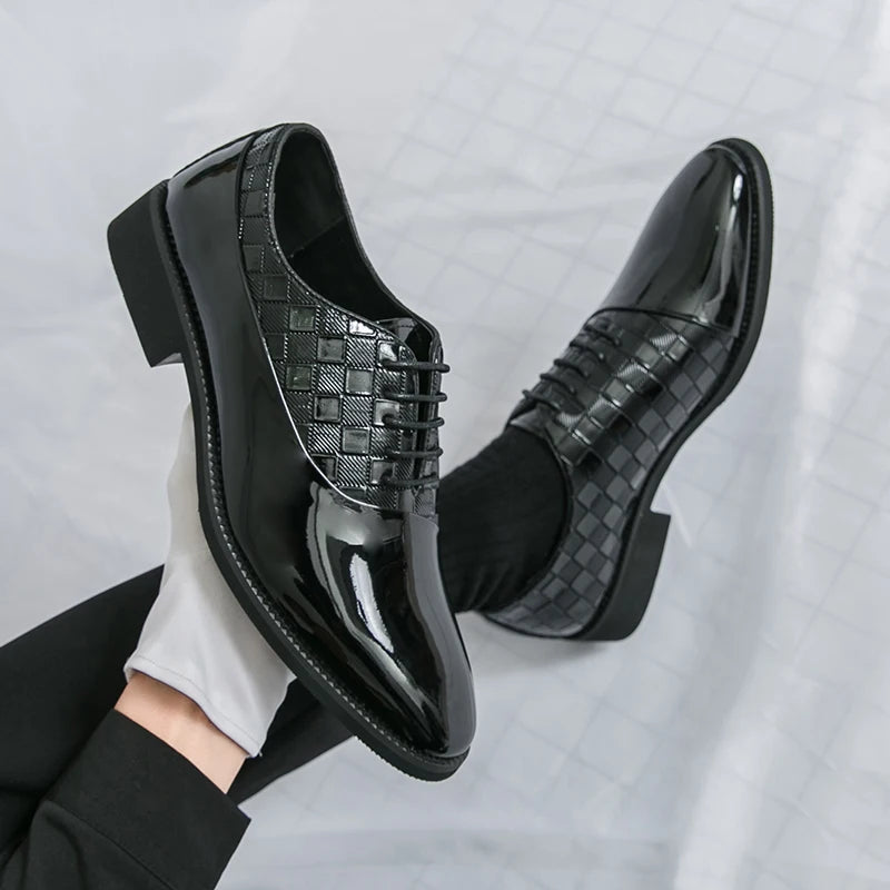 Prestige Grid Oxfords