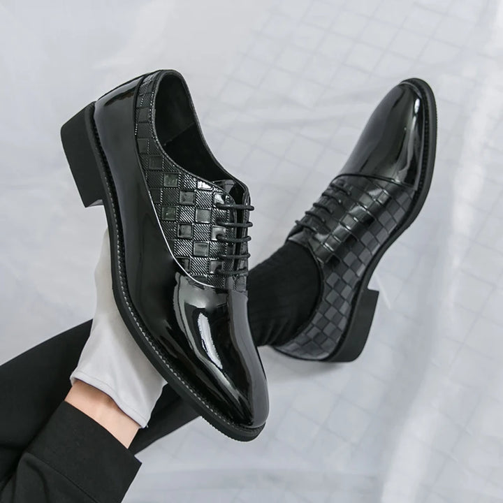 Prestige Grid Oxfords