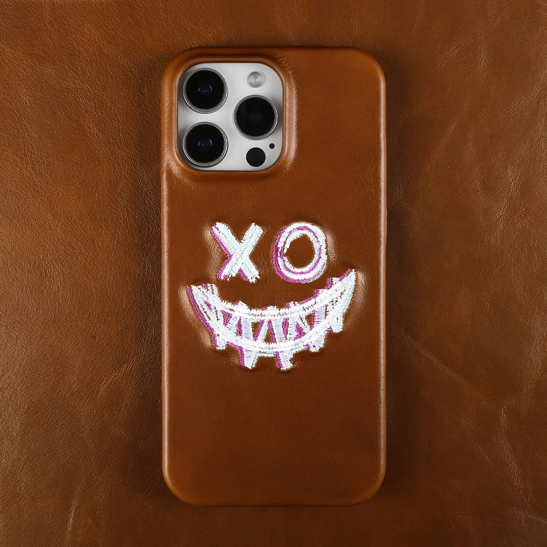 Chaos Leather iPhone Case