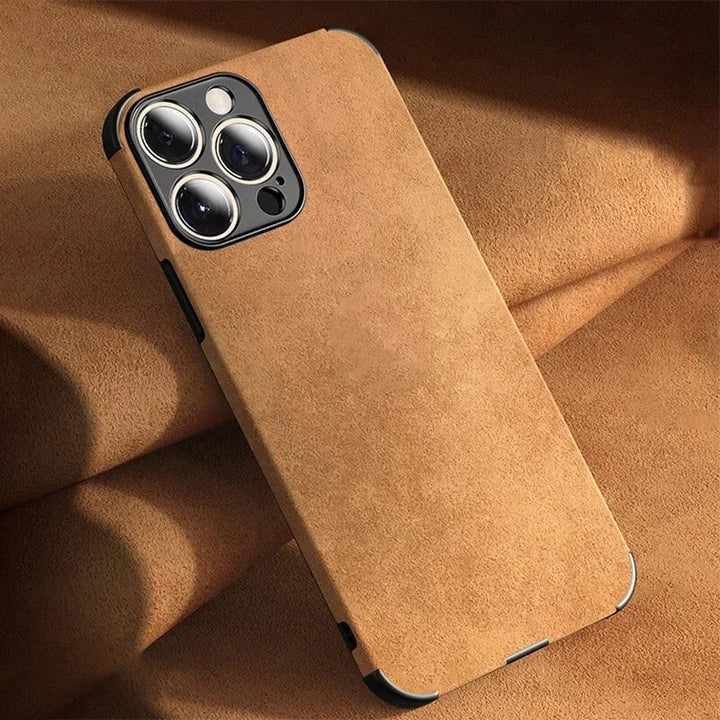 Atlas Tumbled Leather iPhone Case