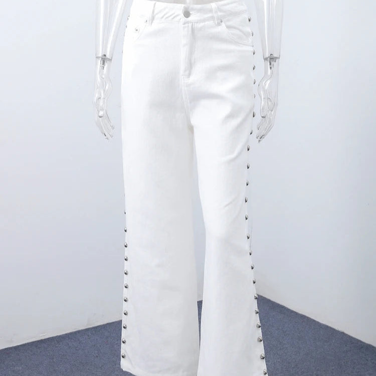 Roxanna Side Stud Jeans