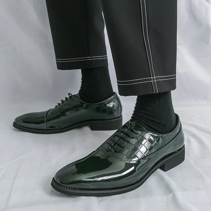 Prestige Grid Oxfords