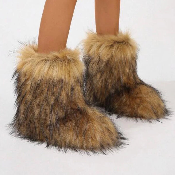 Yeti Fur Mid-Calf Boots