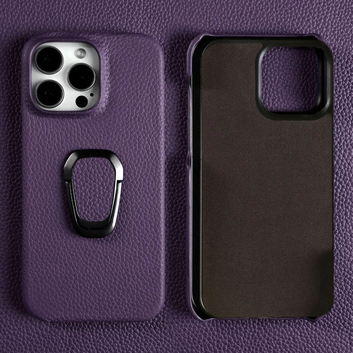 Pivot Frame Leather iPhone Case