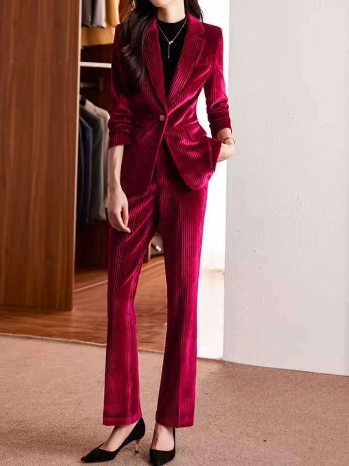 Velvet Dream Corduroy Suit