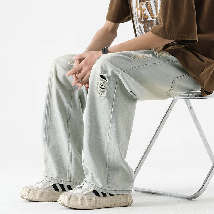 Dropout Distressed Jeans