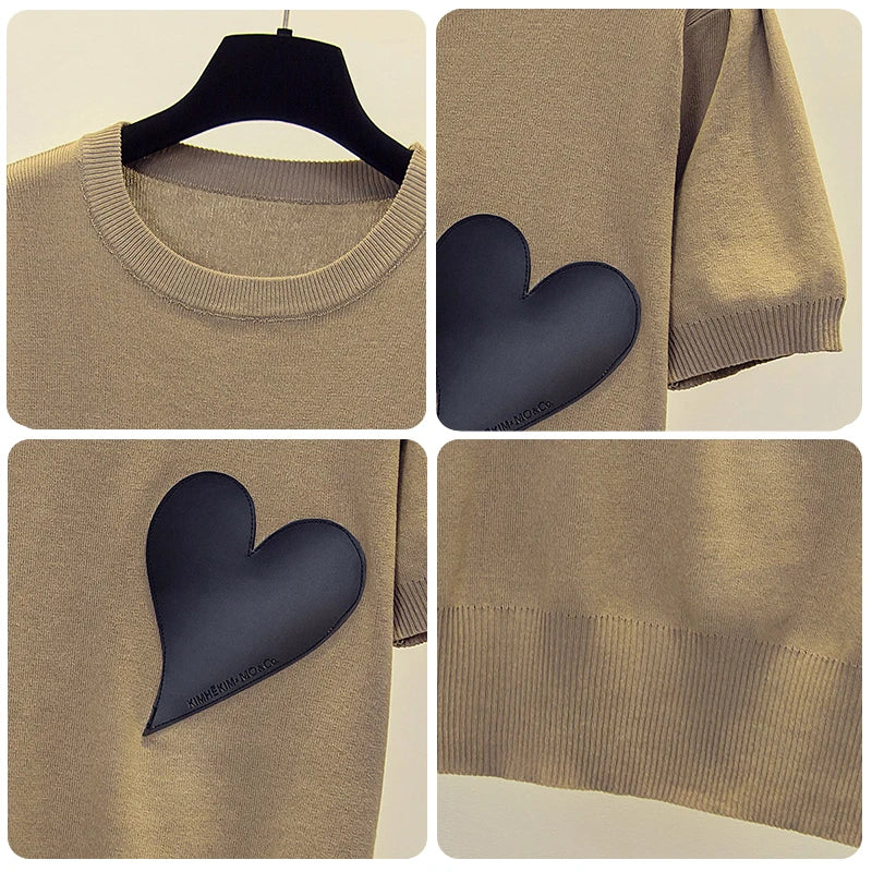 Heartbeat Patch Knit