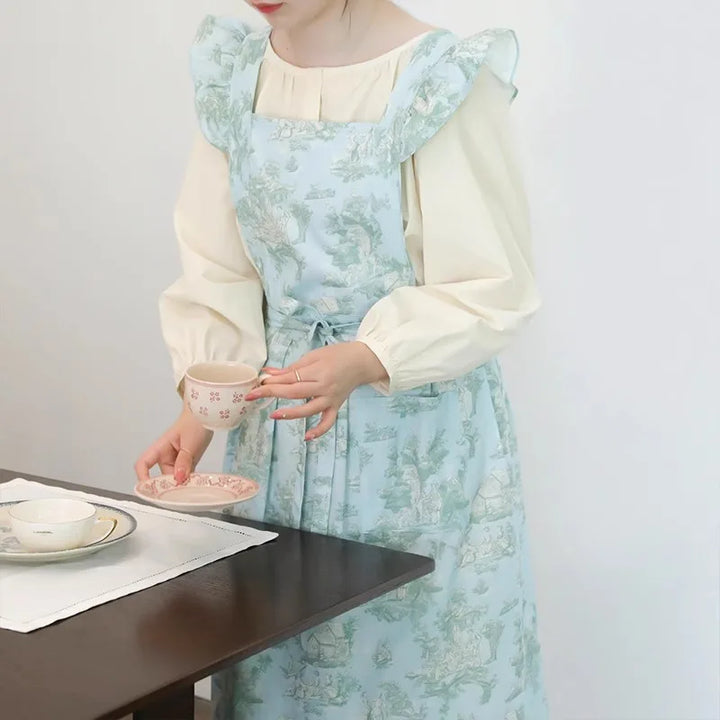 Vintage Toile Apron
