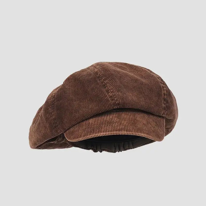 Newsboy Corduroy Cap