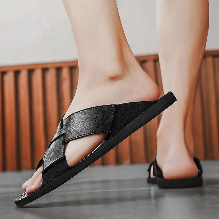 Leonardo Leather Sandals