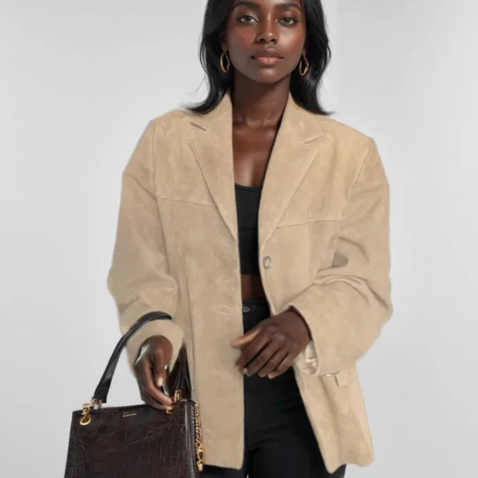 Faustina Suede Trench Coat