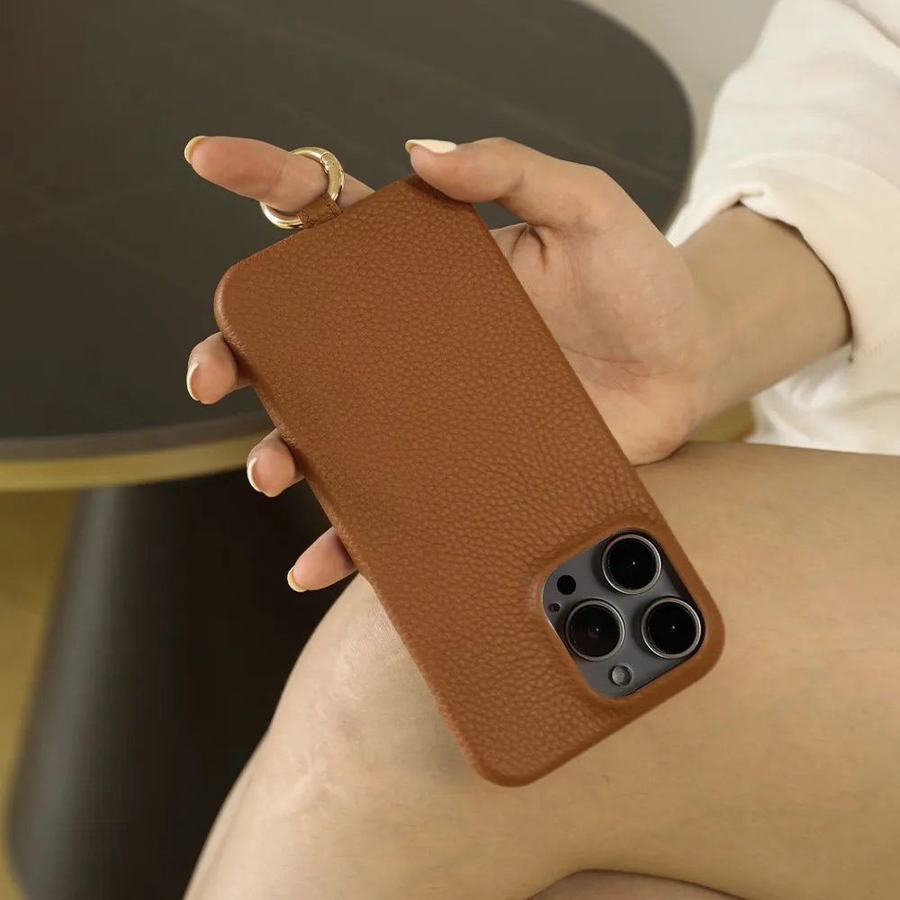 Ace Genuine Leather iPhone Case