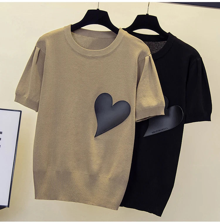 Heartbeat Patch Knit