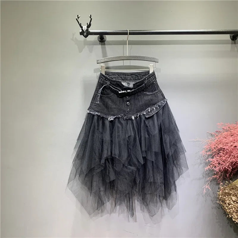 Fray Day Denim Skirt