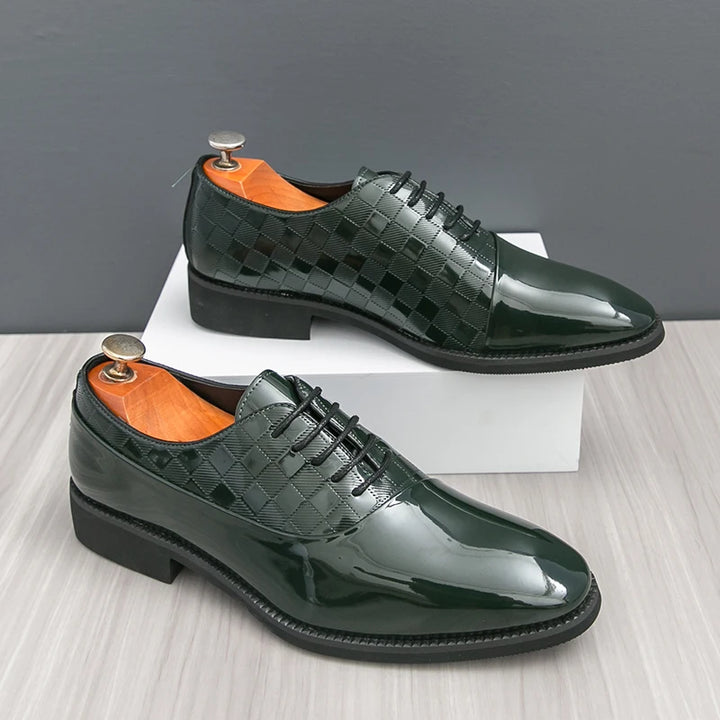 Prestige Grid Oxfords
