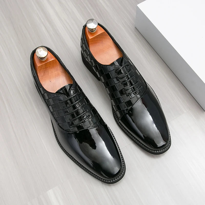 Prestige Grid Oxfords