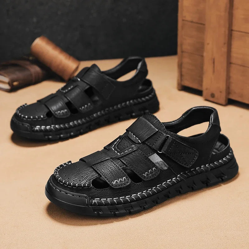 Bravaro Leather Sandals