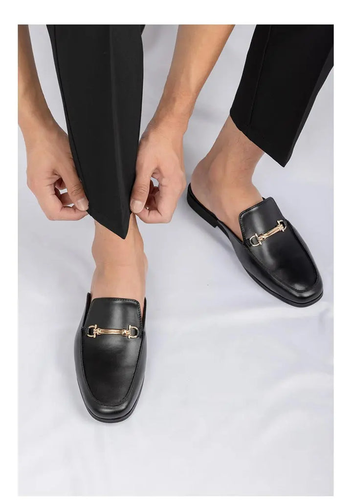 Giorgio Vasari Leather Slides