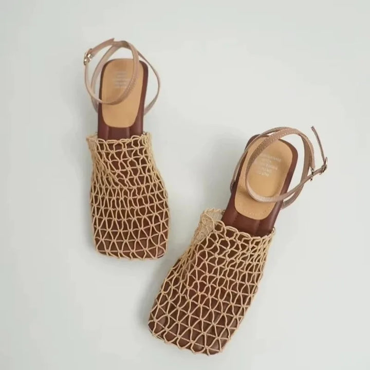Seline Net Slingbacks