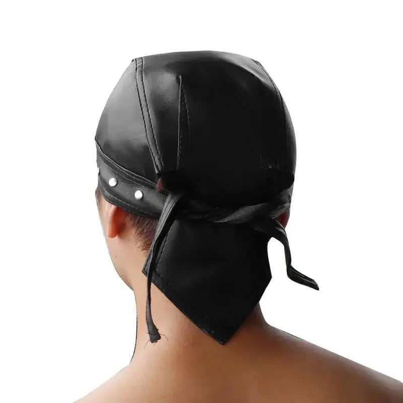 Phantom Rider Leather Bandana