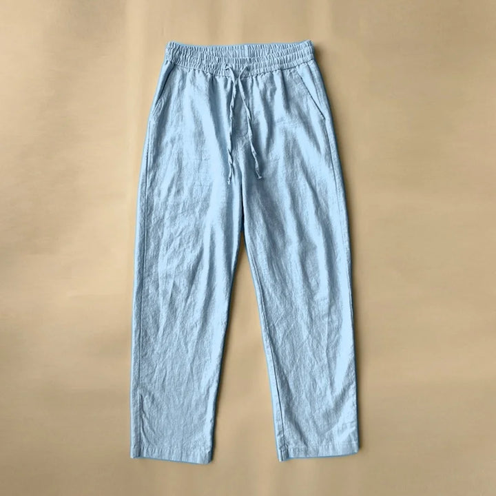 Braxton Cotton Linen Trousers