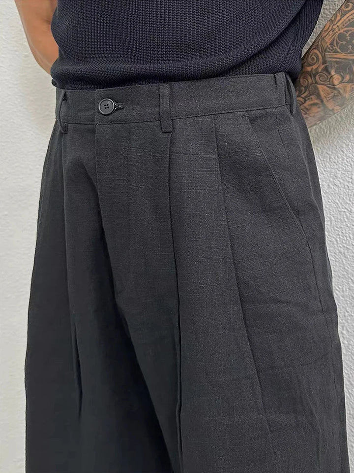 Driftcut Linen Trousers