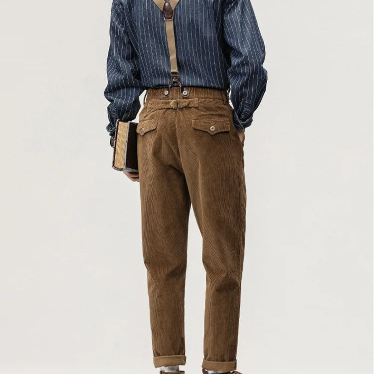 Retro Corduroy Overalls