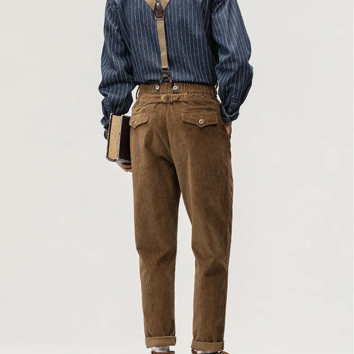 Retro Corduroy Overalls