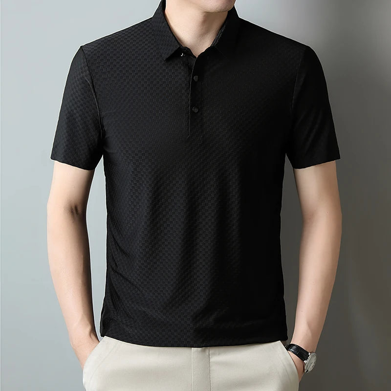 Milan Grid-Silk™ Polo