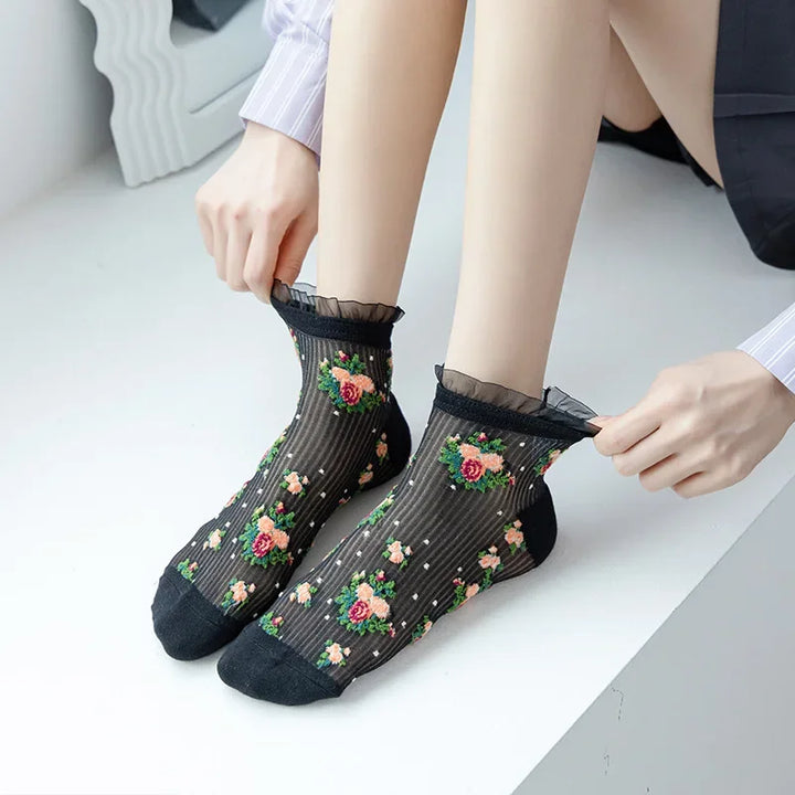 Heirloom Lace Socks