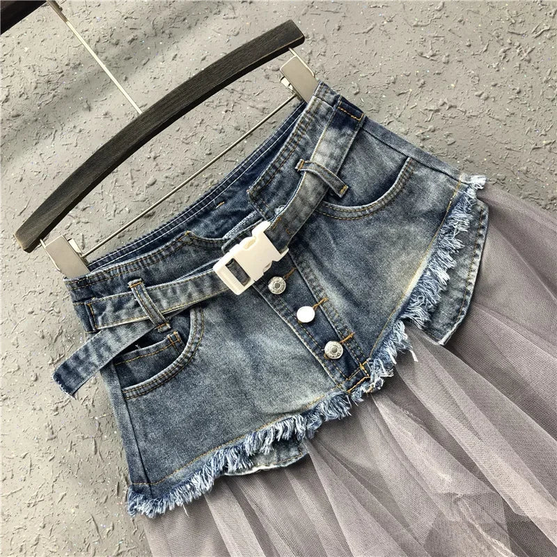 Fray Day Denim Skirt