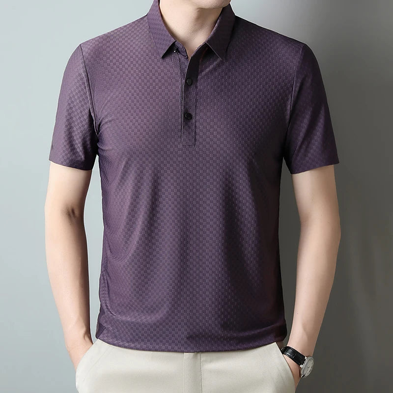 Milan Grid-Silk™ Polo