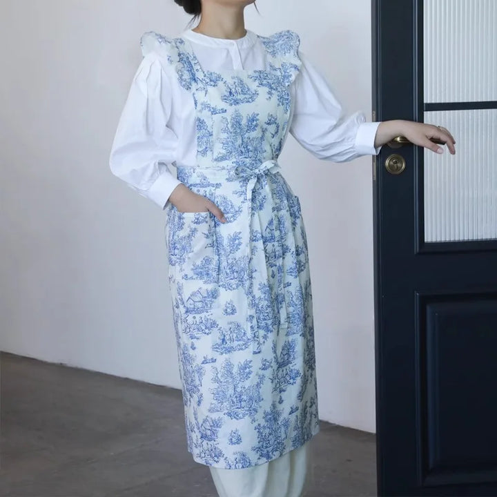 Vintage Toile Apron