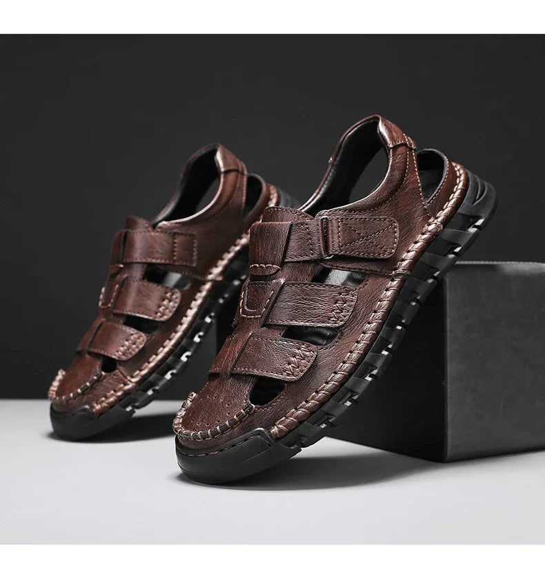 Bravaro Leather Sandals