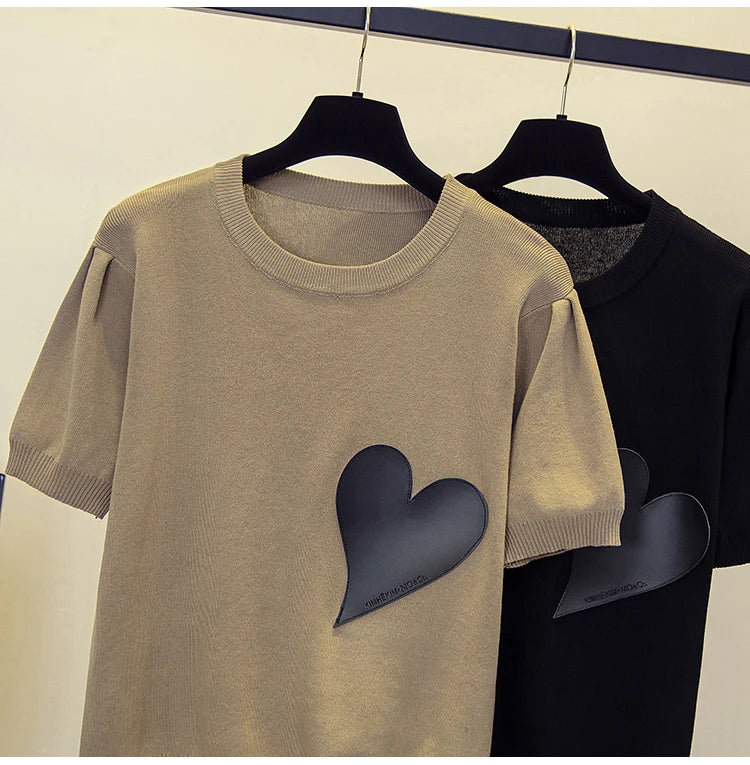 Heartbeat Patch Knit