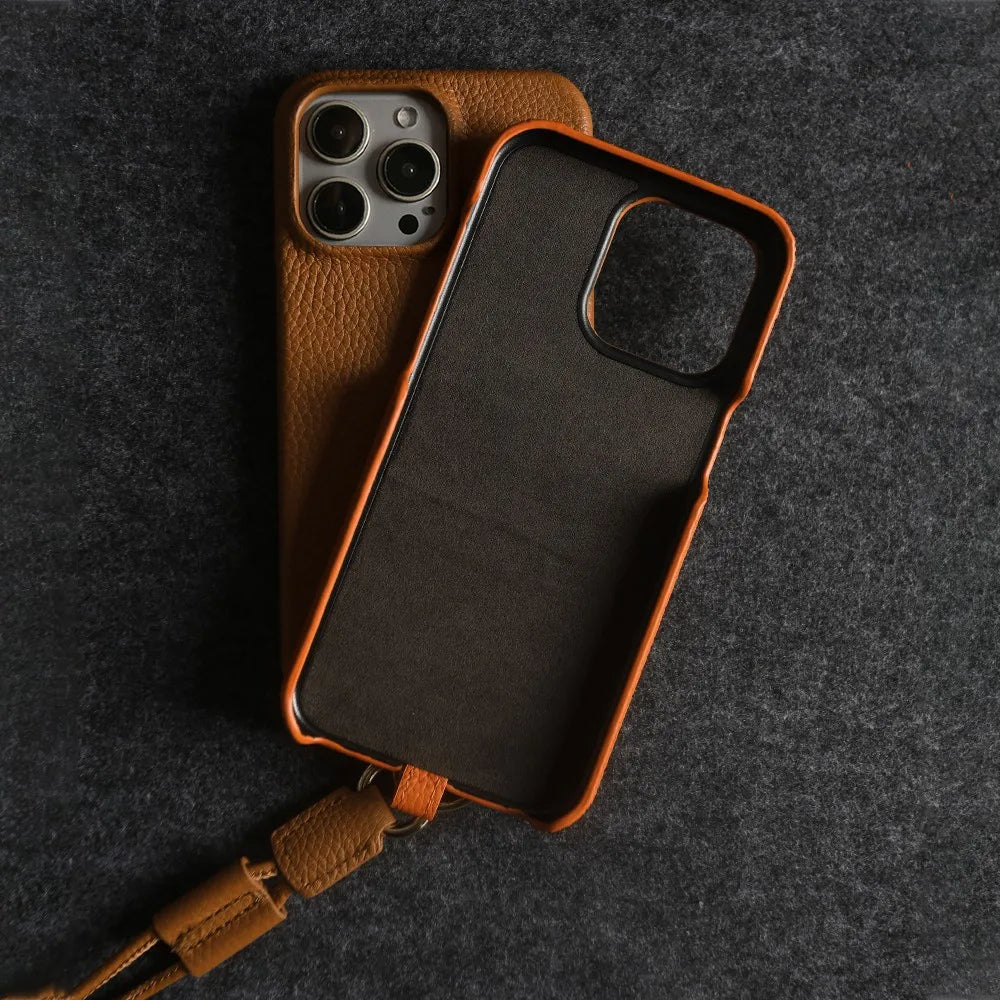 Ace Genuine Leather iPhone Case