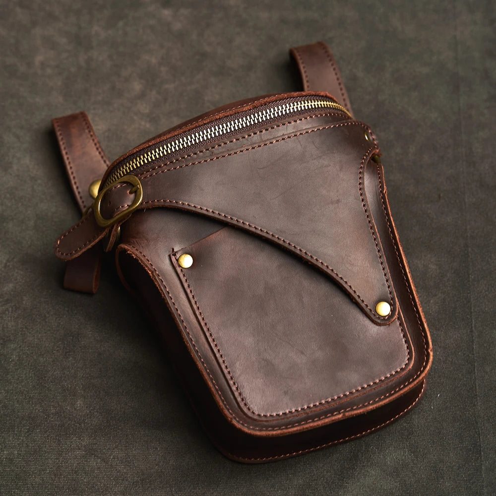 Outrider Genuine Leather Waist Bag