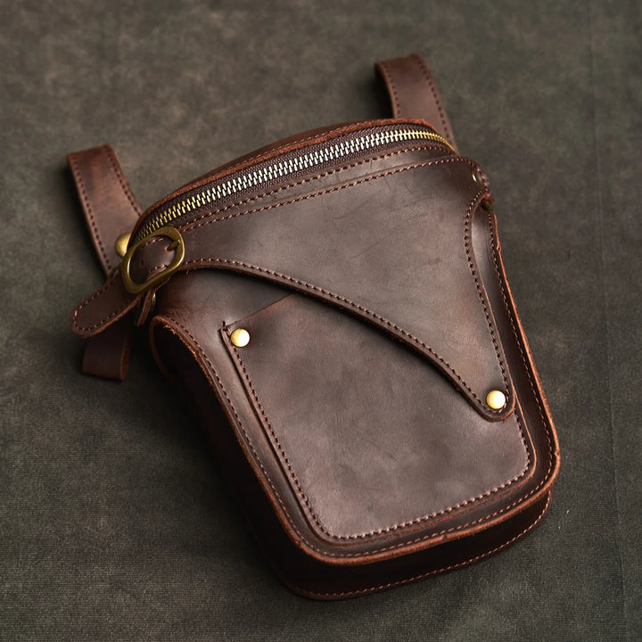 Outrider Genuine Leather Waist Bag