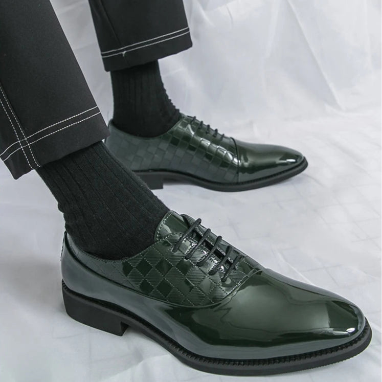 Prestige Grid Oxfords