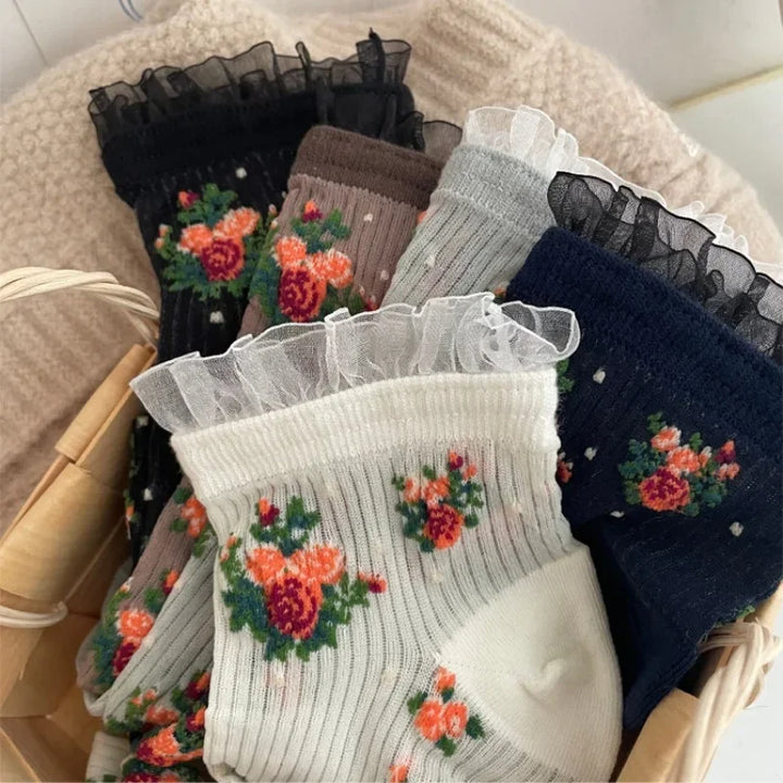 Heirloom Lace Socks
