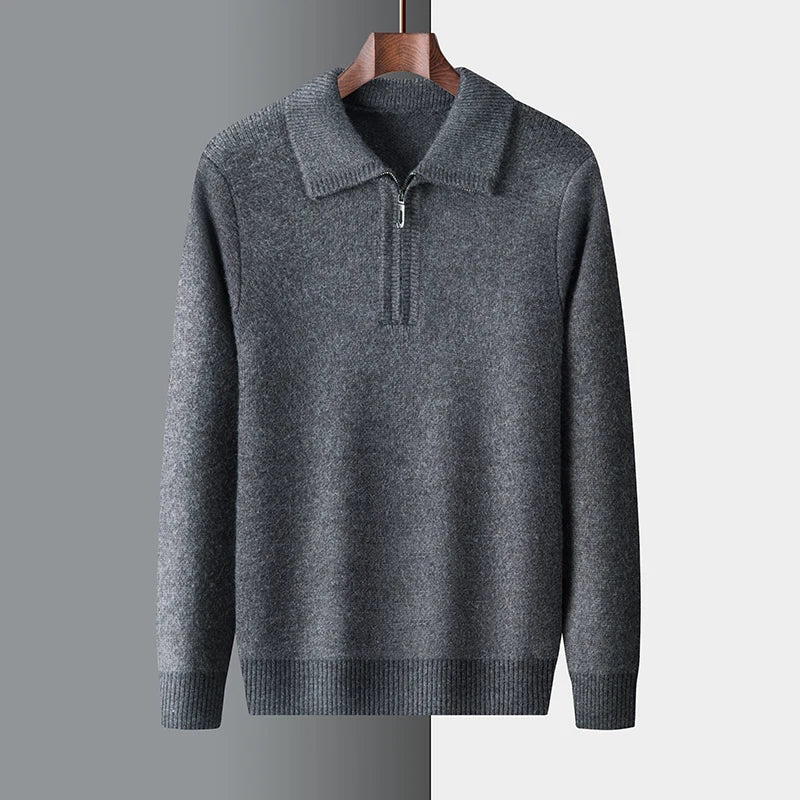 Ben London Cashmere Quarter Zip