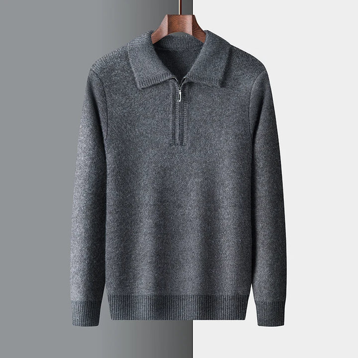 Ben London Cashmere Quarter Zip