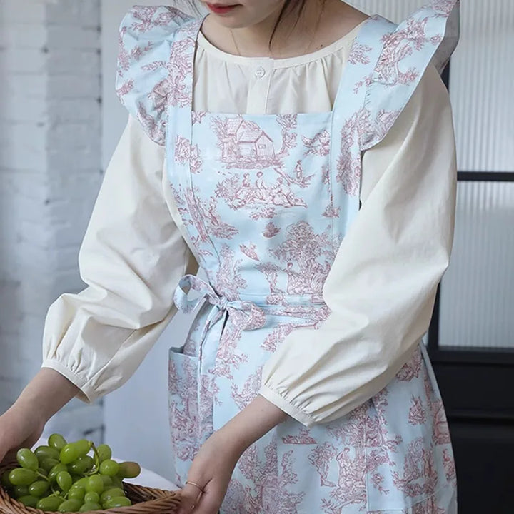 Vintage Toile Apron