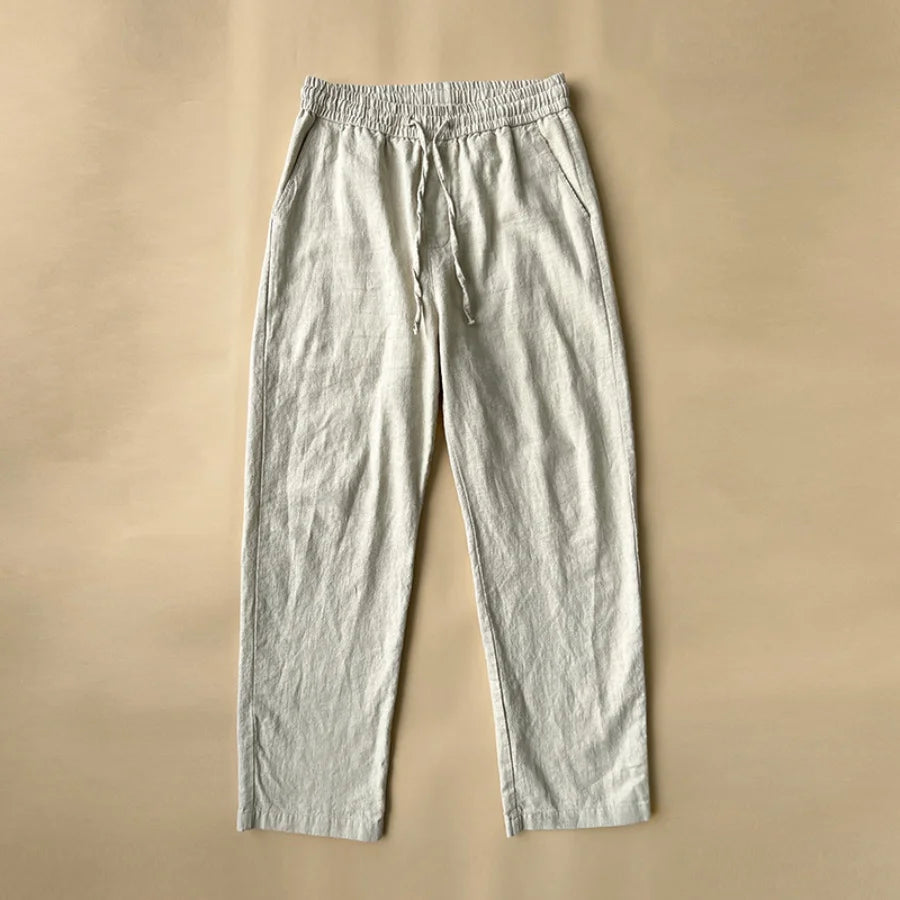 Braxton Cotton Linen Trousers