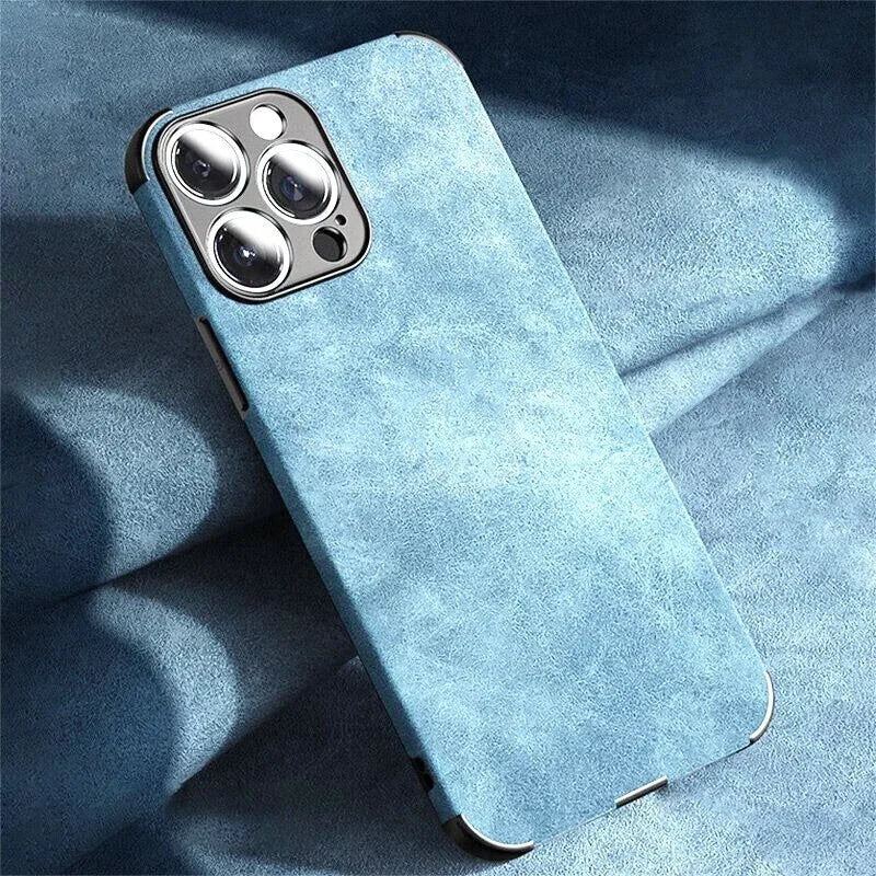 Atlas Tumbled Leather iPhone Case