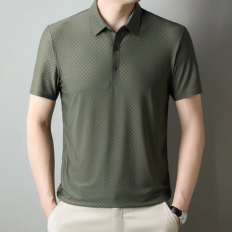 Milan Grid-Silk™ Polo