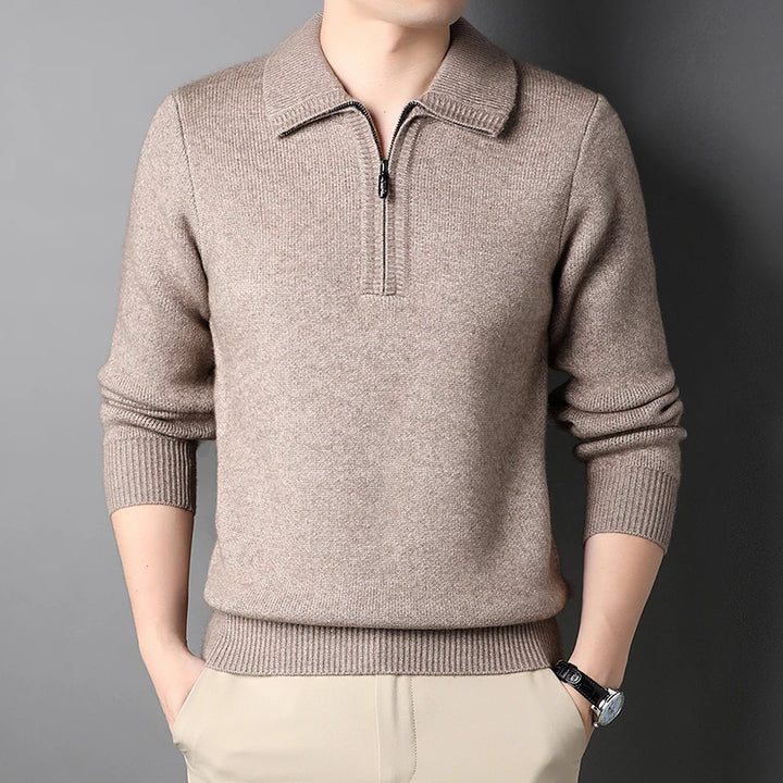 Ben London Cashmere Quarter Zip